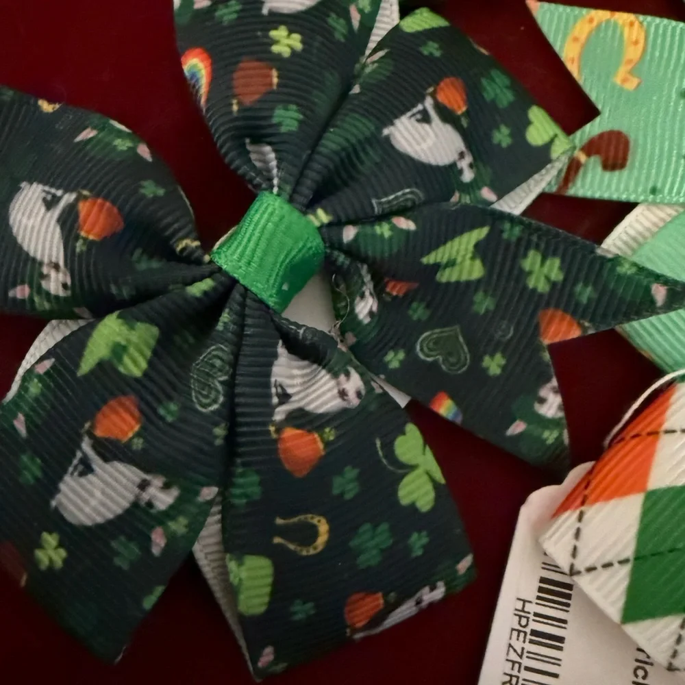 Vibrant St Patrick’s Day Hair Bow Collection